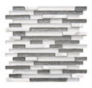 MOSAIQUE MF TUBE TISSU MIX GRIS 30x30x0,8cm - 0,72M2/BOI - 8PC/BOI