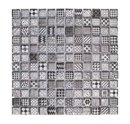 MOSAIQUE 2.3x2.3cm ABSTRAIT ARGENT 30,5x30,5x0,8cm - 0,72M2/BOI - 8PC/BOI