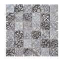 MOSAIQUE 4.8x4.8cm BAROQUE GRIS 30,5x30,5x1cm - 0,47M2/BOI - 5PC/BOI