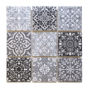 MOSAIQUE 10X10 TRAV BAROQUE GRIS 30,5x30,5x1cm - 0,47M2/BOI - 5PC/BOI