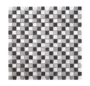 MOSAIQUE 1.5x1.5cm CARRE GRIS-NOIR 30x30x0,8cm - 0,72M2/BOI - 8PC/BOI