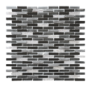 MOSAIQUE MICRO BRIQUETTE NOIRE (MINI) 30,5x30,5x0,8cm - 0,72M2/BOI - 8PC/BOI