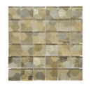 MOSAIQUE 4.8x4.8cm HEXA OR 30x30x0,8cm - 0,72M2/BOI - 8PC/BOI