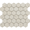 MOSAIQUE HEXAGONE TERRAZZO IVOIRE 30,5x24,5x1cm - 0,47M2/BOI - 5PC/BOI