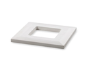 BASE ASPIRATEUR TIRAGE 31X31 CM EXTERIEUR 60X60 CM BLANC