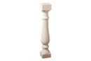 BALUSTRE ROND ASYMETRIQUE DE 75 CM. BLANC