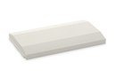 CHAPERON DE MUR OPTI-SAS POUR PLATINE 49,5x30x5CM BLANC