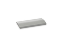 CHAPERON A DEUX PENTES LISSE WET-CAST 28X50 GRIS CIMENT