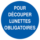 POUR DECOUPER LUNETTES OBLIGATOIRES D.18 OBLIGATION DIAM, 180