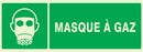 MASQUE A GAZ LUMINESCENT 330x120mm PHOTOLUM,SECOURS 330X120