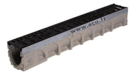 ACO MULTIDRAIN100 BP HT 150MM GRILLE PAS