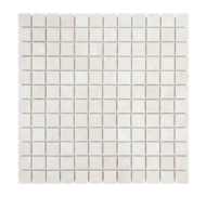 MOSAIQUE 2.3x2.3cm MARBRE BEIGE VIEILLI 30,5x30,5x1cm - 0,47M2/BOI - 5PC/BOI