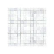 MOSAIQUE 2.3x2.3cm MARBRE BLANC POLI 30,5x30,5x1cm - 0,47M2/BOI - 5PC/BOI