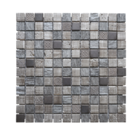 MOSAIQUE 2.3x2.3cm PATINE MIX GRIS 30x30x0,8cm - 0,47M2/BOI - 5PC/BOI