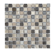 MOSAIQUE 2.3x2.3cm SMOKY GREY 30x30x0,8cm - 0,74M2/BOI - 8PC/BOI