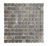 MOSAIQUE 2.5X2.5cm GLOSSY CHROME 30,5x30,5x0,8cm - 0,72M2/BOI - 8PC/BOI