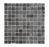 MOSAIQUE 2.5X2.5cm GLOSSY NOIR 30,5x30,5x0,8cm - 0,72M2/BOI - 8PC/BOI