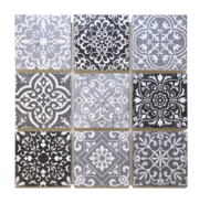 MOSAIQUE 10X10 TRAV BAROQUE GRIS 30,5x30,5x1cm - 0,47M2/BOI - 5PC/BOI