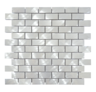 MOSAIQUE 2.3x4.8cm BRIQUETTE 30x30x0,8cm - 0,72M2/BOI - 8PC/BOI