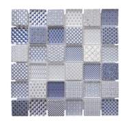 MOSAIQUE 4.8X4.8X0.8 ARGOS BLEU 30,5x30,5x0,8cm - 0,72M2/BOI - 8PC/BOI