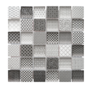 MOSAIQUE 4.8X4.8cm ARGOS NOIR 30,5x30,5x0,8cm - 0,72M2/BOI - 8PC/BOI