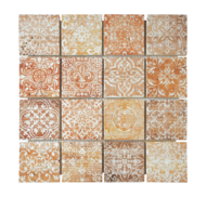 MOSAIQUE 7.5x7.5cm CASTLE WOOD  NUDE 30,5x30,5x1cm - 0,47M2/BOI - 5PC/BOI