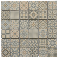 MOSAIQUE 4,8X4,8 ANDALOUSIE BEIGE 30x30x0,9cm - 0,99M2/BOI - 11PC/BOI