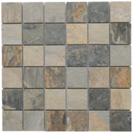 MOSAIQUE 4,8X4,8 PIERRE DE BALI 30x30x0,9cm - 0,99M2/BOI - 11PC/BOI