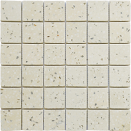 MOSAIQUE 4.8X4.8CM TERRAZZO IVOIRE 30,5x30,5x1cm - 0,47M2/BOI - 5PC/BOI