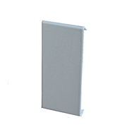 JONCTION DROITE - 70 MM - LAQUE GRIS ALUMINIUM