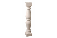 BALUSTRE ROND SYMETRIQUE DE 75 CM. BLANC