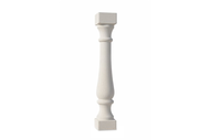 BALUSTRE ROND ASYMETRIQUE DE 80 CM. BLANC