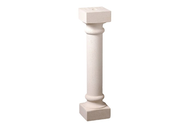 BALUSTRE ROND DROIT DE 65 CM. BLANC