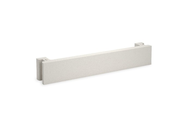 CLOTURE POUR POTEAU MULTI-ANGLES PLAT BLANC