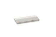 CHAPERON A DEUX PENTES LISSE WET-CAST 28X50 BLANC