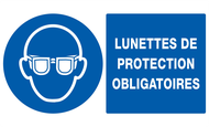 LUNETTES DE PROTECTION OBLIGATOIRES 330x OBLIGATION 330X200