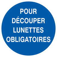 POUR DECOUPER LUNETTES OBLIGATOIRES D.30 OBLIGATION DIAM, 300