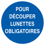 POUR DECOUPER LUNETTES OBLIGATOIRES D.80 OBLIGATION DIAM, 80