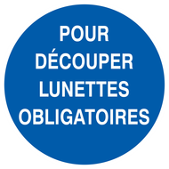 POUR DECOUPER LUNETTES OBLIGATOIRES D.18 OBLIGATION DIAM, 180