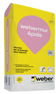 WEBERMUR EPAIS AP 25KG GRIS